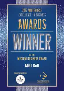 MGI Golf - Medium Business Award Winner