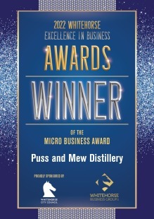 Puss & Mew Distillery - Micro Business Award Winner