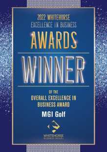 MGI Golf - Overall Excellence in Business Award Winner